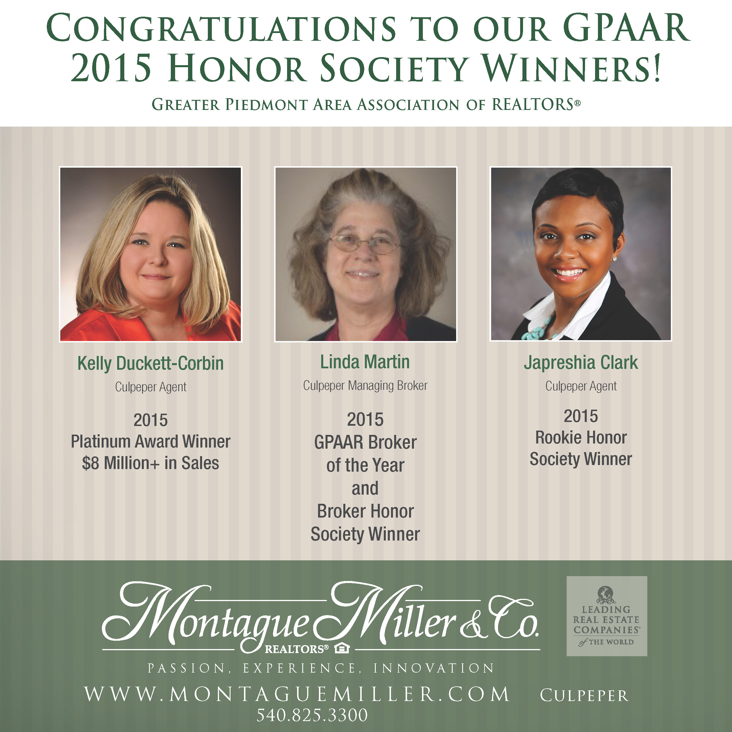 2015 GPAAR Award Winners